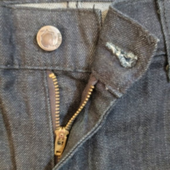 Rustic Dime Men's Black Denim Fly Zip Comfort Skinny Fit Jeans Size 38 - Picture 4 of 5